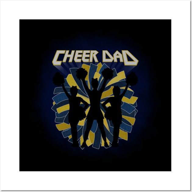 cheer dad Wall Art by 752 Designs